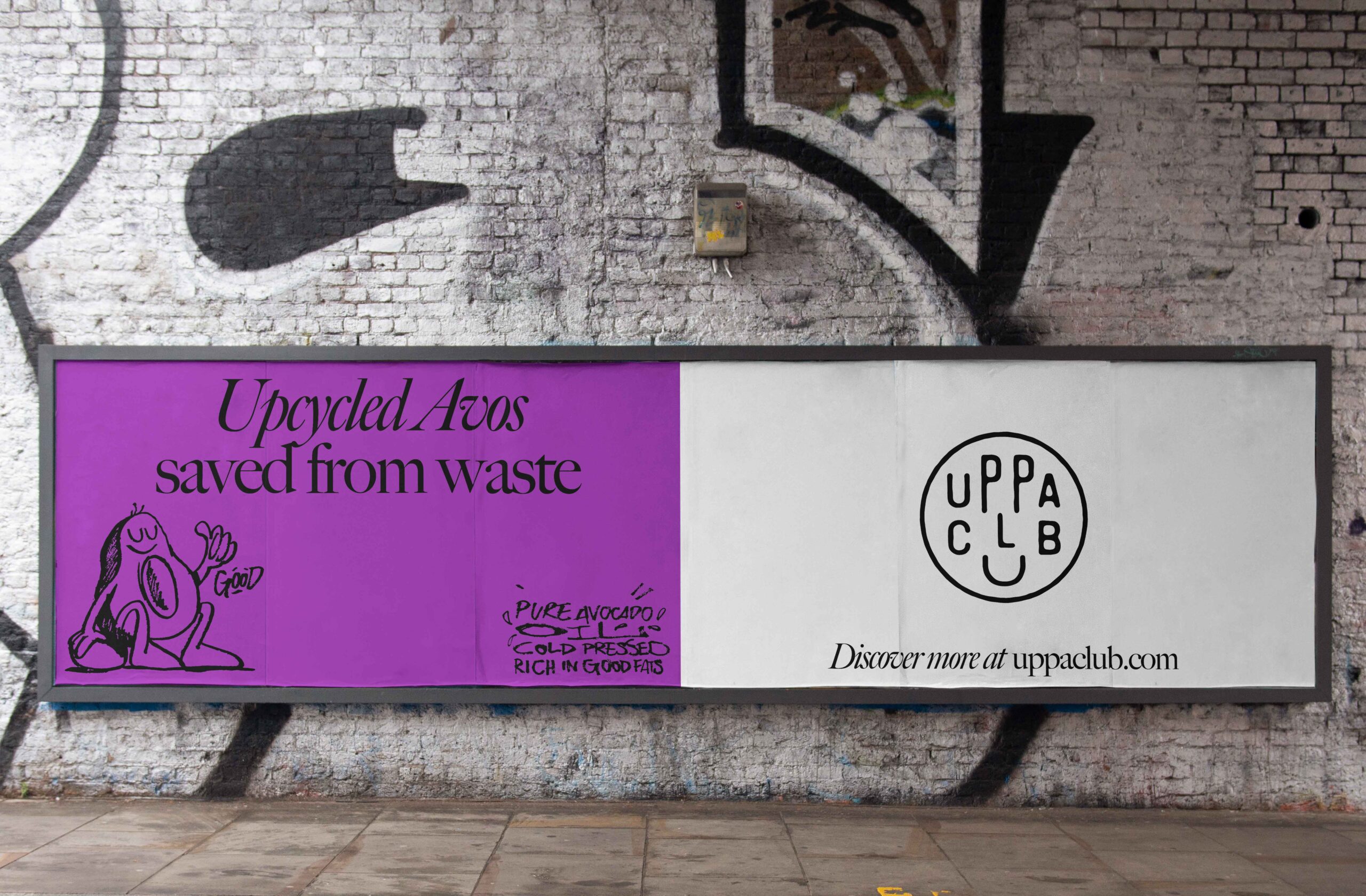 Uppa Club — visual system e brand identity per olio avocado. Lettera7.